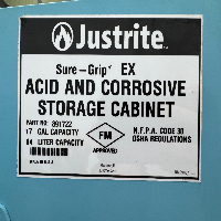 Justrite Sure-Grip EX Storage Cabinet image 3